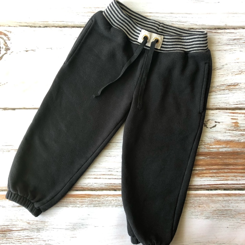Black sweatpants joggers 3T